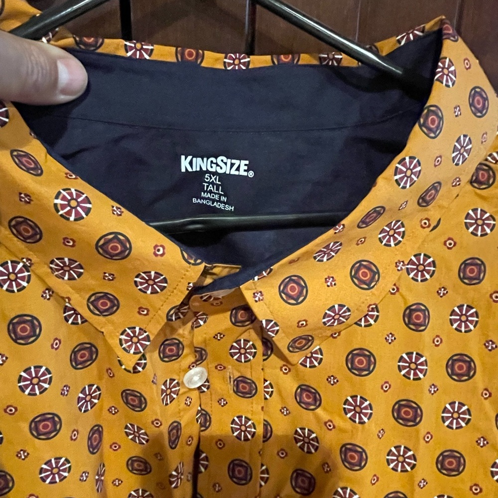 Pendleton Orange Patterned Shirt - image 4